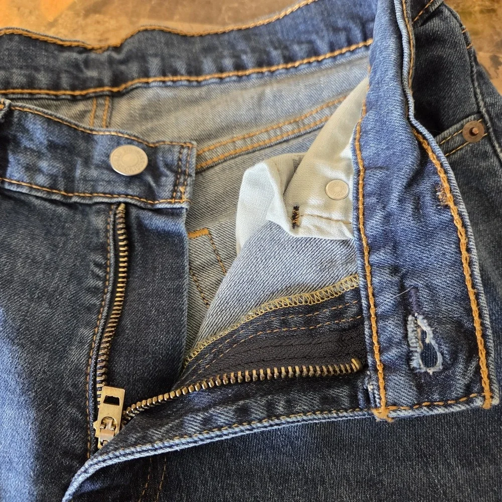 Levi's 511 sz 30x30 (act ins 29) med wash jeans casual classic everyday‎ denim